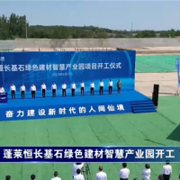 政府主導、國企運營、市場運作！山東一大型綜合建材產業園項目正式開工